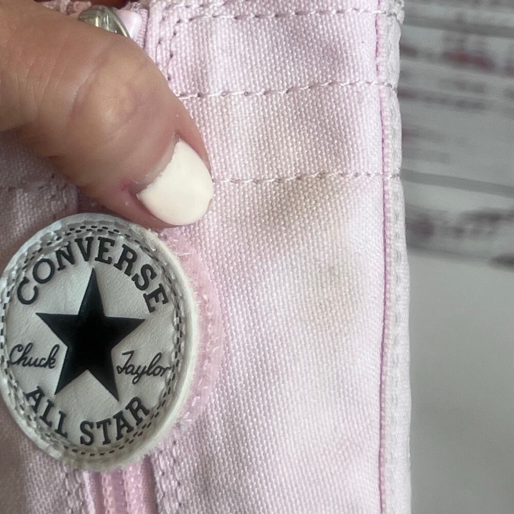 CONVERSE CHUCK TAYLOR YOUTH ALL STAR XXHI KNEE HIGH BOOTS PINK SIZE 2 - Picture 8 of 9